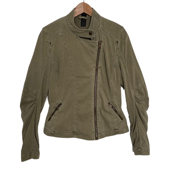 OLSEN moto utility spring jacket size medium - Picture 1 of 11